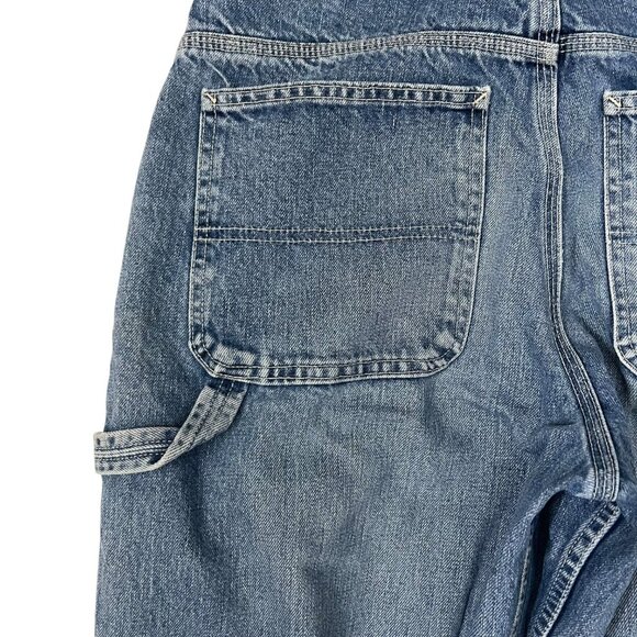 Vintage Abercrombie & Fitch Mens Carpenter Wide Leg Jeans Medium Wash Size 32L - Picture 4 of 16